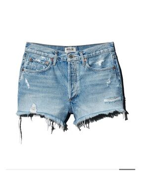 Agolde Parker Vintage Cutoff Denim Shorts in Swapmeet